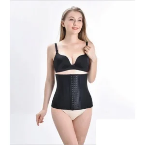 BS Women's Cotton Self Design Western Wear Corset Body Shaper (Black) Women's Cotton Self Design Western Wear Corset Body Shaper (Black)