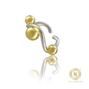 BS Stainless Steel Stainless Steel Daily Wear Freesize Ring (Silver Plated)