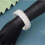 BS Women's White Color 1 Set Of Bangle Size: 2.4