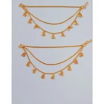 BS Women's Rose Gold Plated Alloy Drops & Danglers (Gold)
