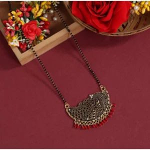 BS Women's Red Color Mangalsutra