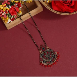BS Women's Red Color Mangalsutra