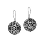 BS Women's Oxidised Silver Tone Fashion Earrings Studs