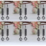 BS Women's Black Color Antique Earrings Combo Of 6 Pairs