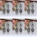 BS Women's Black Color Antique Earrings Combo Of 6 Pairs
