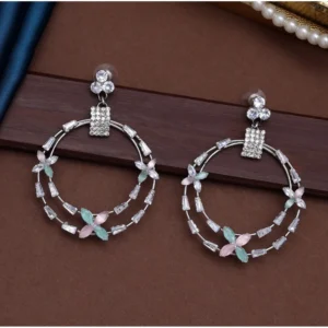 BS Women's Multi Color Stone Earrings
