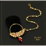 BS Women's Multi Color Nose Nath