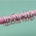 BS Women's Multi Color Assorted Design Adjustable Toe Rings Combo Of 6 Pairs