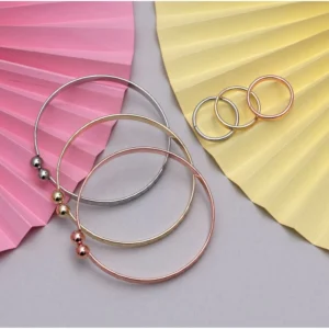 BS Women's Multi Color 3 Pieces Adjustable Bracelets & Rings