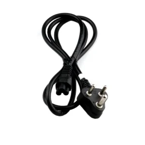 BS Supreme Quality 1.2 Meter 3Pin Power Cord for Laptop (Black)