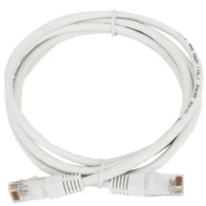 BS Ethernet Patch Cord CAT5E, RJ45 LAN Cable 1.5 Yards (White)