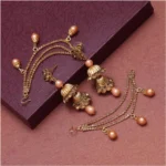 BS  Women's Gold Color Bahubali Earrings