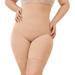 BS Women's Cotton Solid Western Wear Tummy - Thigh Body Shaper (Skin)