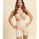 BS Women's Cotton Solid Ethnic Wear Tummy - Thigh Body Shaper (Skin)