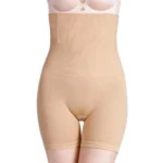 BS Women's Cotton Solid Ethnic Wear Tummy - Thigh Body Shaper (Skin)
