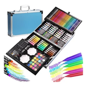BS  Plastic Deluxe Art Set Box 145Pcs (Multicolor)