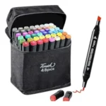 BS Plastic 48Pcs Colors Art Markers Sketch Pen Dual Tip Artist Art Marker (Multicolor )
