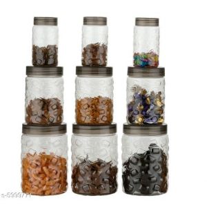 SW Bluewhale New Stone Grocery & Food Kitchen Container Set of 9