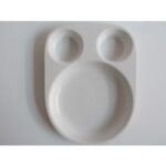 SW Chhajer Handicraft Acrylic 3 Partition Plate