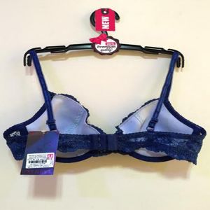 SW About U Blue Net Lace Padded Underwired Bra