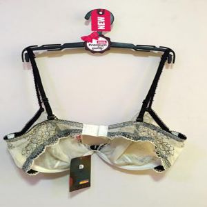 SW About U See Through Thread Work Underwired Bra