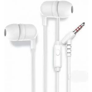 SW UB-760 Champ 3.5mm in-Ear Wired Earphone Wired Headset  (White, In the Ear)