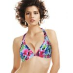 SW Wunderlove Multi Floral Print Halter Neck Bra