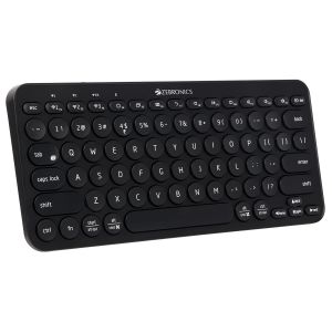 SW ZEBRONICS ZEB-K5000MW Wireless Multi-device, Compact Design With Scissor Keys Bluetooth Laptop Keyboard (Black)