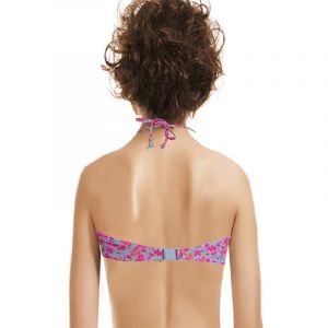 SW Wunderlove Pink Print Padded Halter Neck Bra