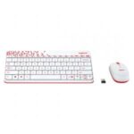 SW Logitech MK240 Wireless Keyboard and Mouse Combo (White&Vivid Red)