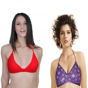 SW Sexy Halter Neck Bra Set 2