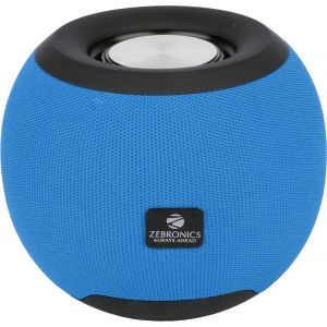 SW ZEBRONICS Zeb- Bellow 40 8 W Bluetooth Speaker (Blue, Stereo Channel)
