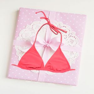 SW Best Fitting Pink Padded Halter Neck Bra