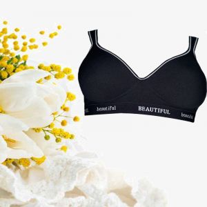 SW Hushh Black Padded Sports Bra