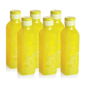 SW Cello Tango Polypropylene Bottle Set 600ml Set of 6 Yellow