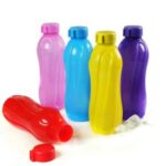 SW Cello Aqua Cool Polypropylene Bottle Set 1 Litre Set of 5 Multicolour
