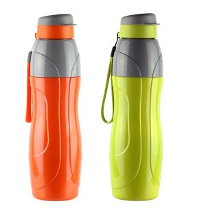 SW Cello Puro Sports Plastic Water Bottle Set 900ml Set of 2 Assorted