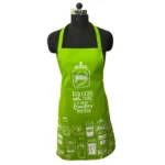 BS Cotton Printed Aprons (Green, Size: 24x32 In)
