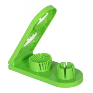 BS Pack Of_2_2 In 1 Boiled Egg and Mushroom Slicer Cutter Chopper Plastic With Stainless Steel Wired (Color:Assorted)