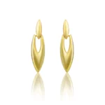 BS Women's brassNew Gold Tone Polish Mini Office Earrings (Gold Plated)