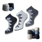 BS 3_Pair Set Unisex Casual Cotton Printed Low Cut Socks (Multicolor)