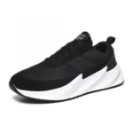 BS Men's Casual Synthetic Lace-ups Casual Shoes (Black)