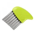 BS Pack Of_5 Wave Shape Stainless Steel Potato Cutter Slicer (Color:Assorted)