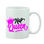 BS Printed Ceramic Coffee Mug - 1 Pieces, White, 11oz