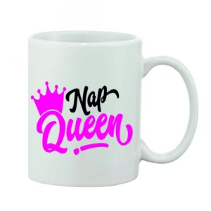 BS Printed Ceramic Coffee Mug - 1 Pieces, White, 11oz