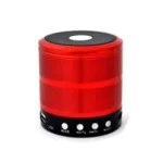 BS Plastic Rubber Wireless WS887 Bluetooth Speaker (Red)