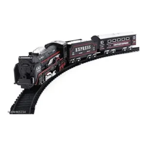 BS Plastic Amazing Musical Classic Toy Train 13Pcs Toy Set (Multicolor)